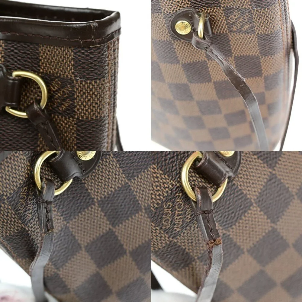 LOUIS VUITTON Neverfull PM Shoulder Tote Bag Damier Leather Brown N51109 16YH005 - Picture 9 of 16